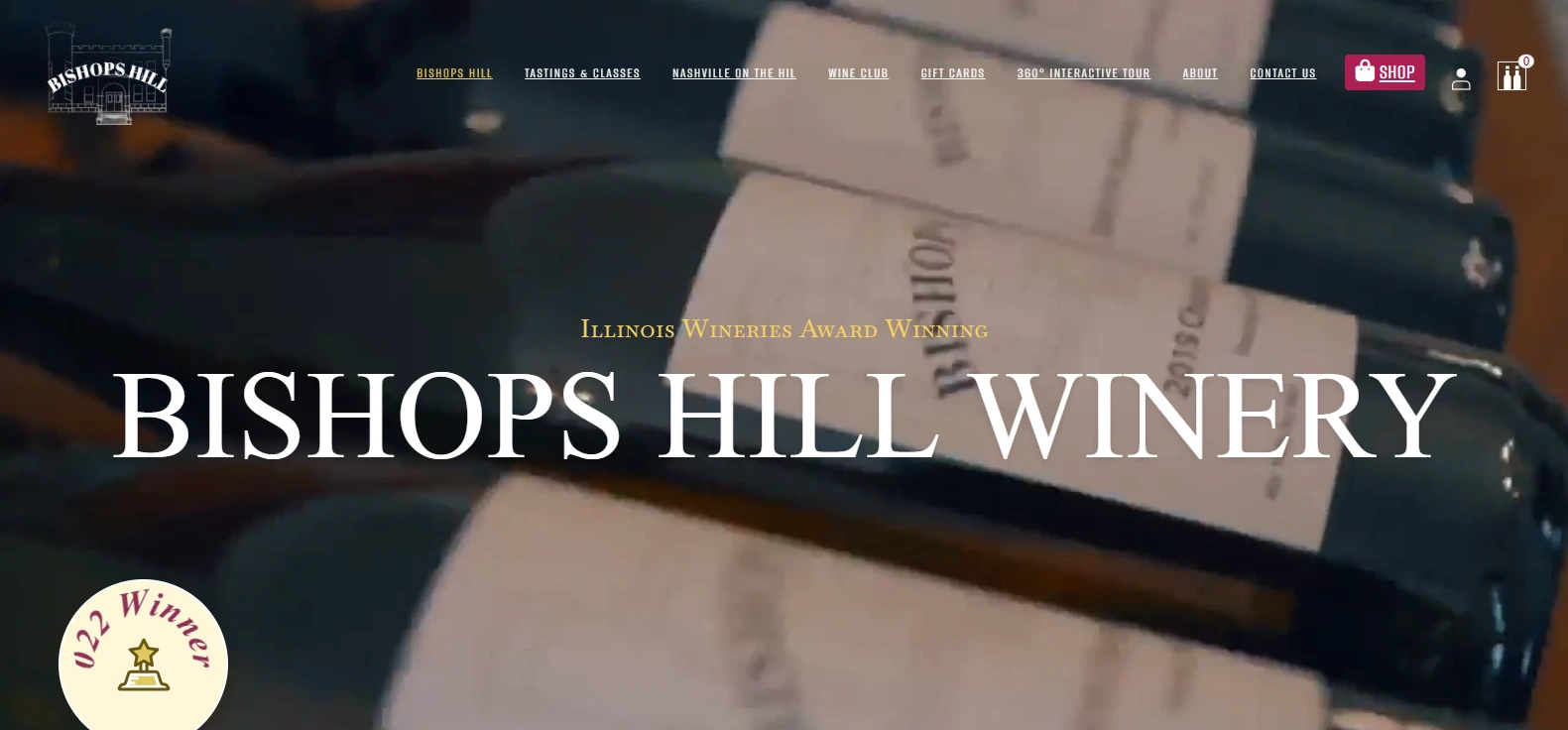 Bishops Hill Winery website
